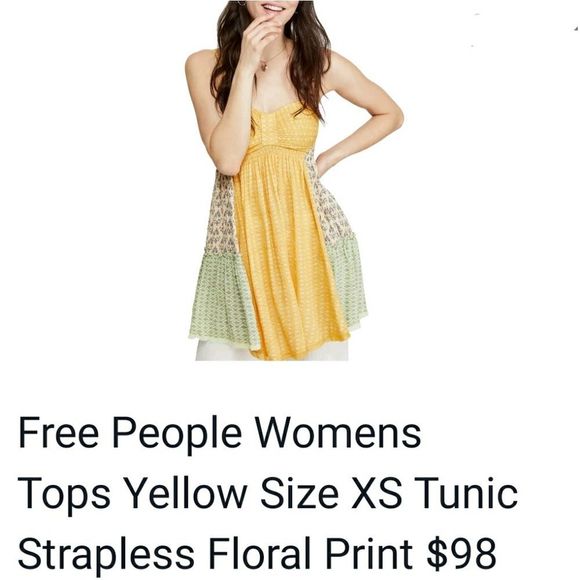 🎀CLEARANCE 🎉NWT FREE PEOPLE ADORABLE swing tunic Comes W Adj Removable Straps - Picture 2 of 4